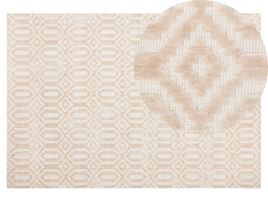 Viscose Rug 140x200cm Beige