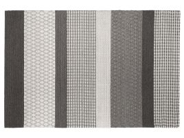 Wool Area Rug 160x230cm Grey