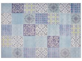 Area Rug Mosaic Pattern 160x230cm Multicolour