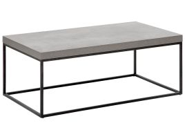 Coffee Table Concrete Effect with Black