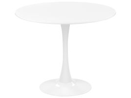 Round Dining Table ⌀ 90 cm White BOCA