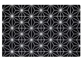 Viscose Area Rug 140x200cm Black