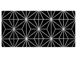 Viscose Area Rug 80x150cm Black
