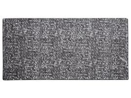 Viscose Area Rug 80x150cm Grey and Silver