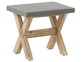 Faux Concrete Garden Stool Grey OLBIA