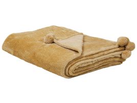 Blanket 200 x 220 cm Yellow SAITLER