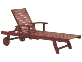 Acacia Wood Reclining Sun Lounger TOSCANA