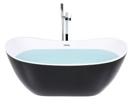 Freestanding Bath 1700 x 770 mm Black ANTIGUA