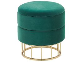 Storage Pouffe Dark Green ELGIN
