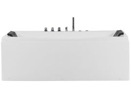 Whirlpool Bath with LED 1730 x 820 mm White MOOR