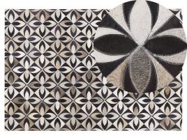 Cowhide Area Rug 140x200cm Multicolour