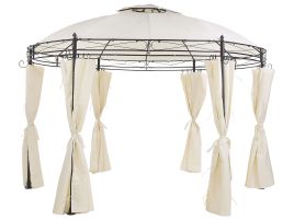 Gazebo âŒ€ 368 cm Beige SAFARA