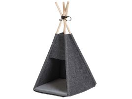 Felt Pet Teepee 35 x 40 cm Dark Grey ULUBEY