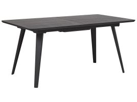 Extending Dining Table 160/200 x 90 cm Black IRVINGTON
