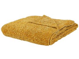 Blanket 150 x 200 cm Yellow HAIFA
