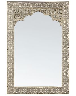 Metal Wall Mirror 60x90cm Gold
