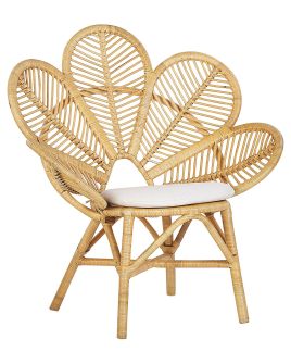 Rattan Peacock Chair Natural FLORENTINE