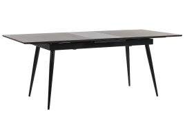 Extending Dining Table 160/200 x 90 cm Black MALDON