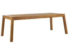 Acacia Garden Dining Table 210 x 90 cm Light Wood LIVORNO