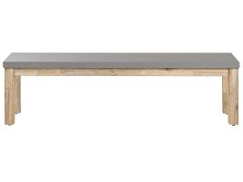 Concrete Outdoor Bench Grey 160 cm OSTUNI