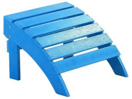 Garden Footstool Blue ADIRONDACK