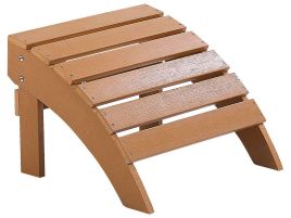 Garden Footstool Light Wood ADIRONDACK