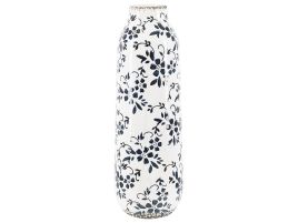Stoneware Flower Vase 35 Blue