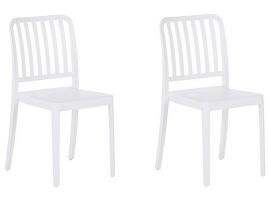 Set of 2 Garden Chair White SERSALE