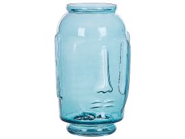 Glass Decorative Vase 31 Blue SAMBAR