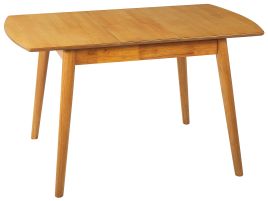 Extending Dining Table 100/130 x 80 cm Light Wood TOMS