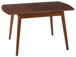 Extending Dining Table 100/130 x 80 cm Dark Wood TOMS