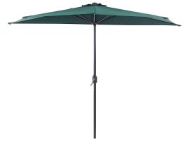 Half-Round Garden Parasol 2.7m Green GALATI
