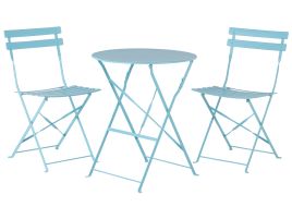 Steel Garden Bistro Set Blue FIORI