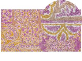 Wool Area Rug 80x150cm Multicolour