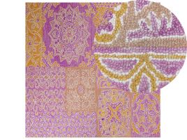 Wool Area Rug 200x200cmcm Multicolour