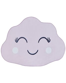 Kids Rug Cloud Print 90x120cm Pink