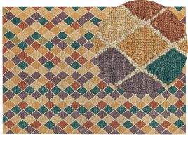 Wool Area Rug 160x230cm Multicolour