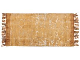 Viscose Area Rug 80x150cm Orange