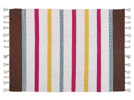Cotton Area Rug 160x230cm Multicolour