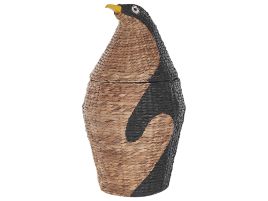 Water Hyacinth Wicker Penguin Basket Natural