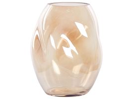 Glass Flower Vase 20 Orange GERAKINI
