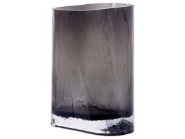 Glass Flower Vase 20 Grey MITATA