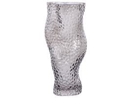 Glass Flower Vase 31 Grey DYTIKO