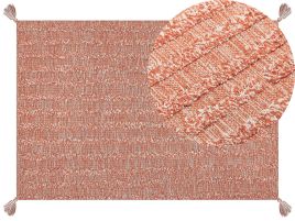 Cotton Area Rug 160x230cm Orange