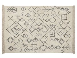 Cotton Area Rug 160x230cm Beige
