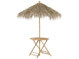 Bamboo Garden Bistro Table with Parasol MOLISE