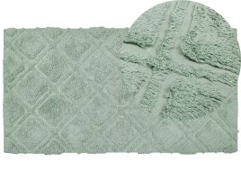 Cotton Area Rug 80x150cm Green