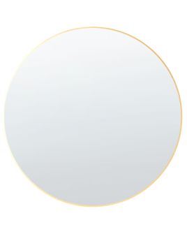Round Wall Mirror 80x80cm Gold