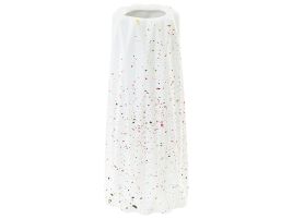 Stoneware Flower Vase 24 White