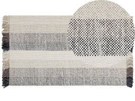Wool Area Rug 80x150cm Off - White